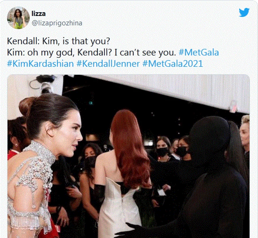 Kim Kardashian's all-black outfit sparks viral memes