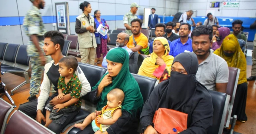 136 Bangladeshis Return Home From Crisis-hit Sudan